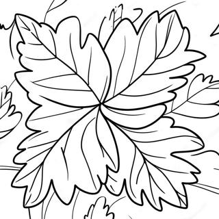 Page À Colorier Feuilles De Chêne Dorées Pages À Colorier