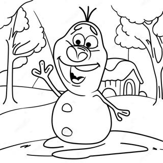 Olaf Pages À Colorier