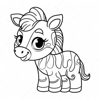 Page A Colorier De Bebe Zebre Mignon 32019-6973