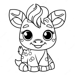 Page A Colorier De Bebe Zebre Mignon 32019-6975