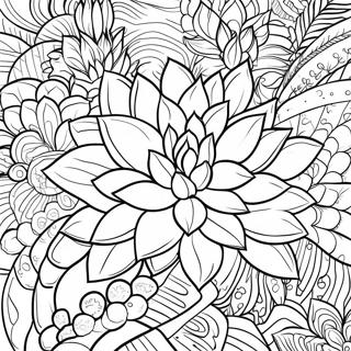 Succulent Pages à colorier