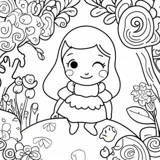 Alice Au Pays Des Merveilles Pages À Colorier