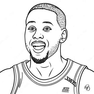 Steph Curry Pages À Colorier