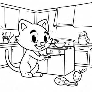 Tom Et Jerry Pages à colorier