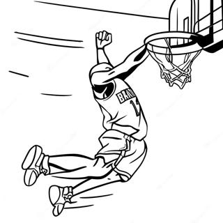 Page A Colorier De Kobe Bryant En Train De Dunker 33439-7295