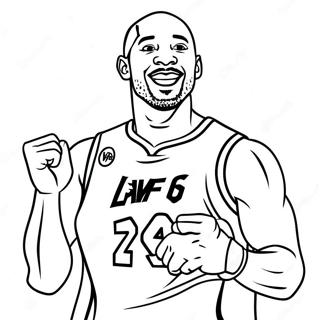 Kobe Bryant Pages à colorier