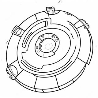 Aire De Bataille Beyblade Page A Colorier 34618-7554