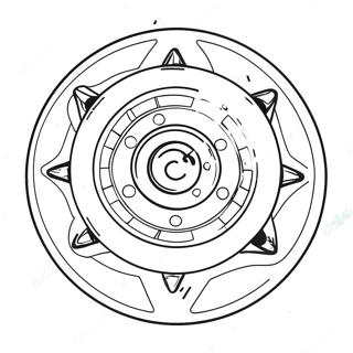 Beyblade Tournant En Action Page A Colorier 34619-7558