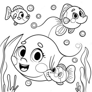 Page A Colorier Amusement Sous Marin Des Bubble Guppies 35515-7757