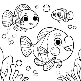 Page A Colorier Amusement Sous Marin Des Bubble Guppies 35515-7759