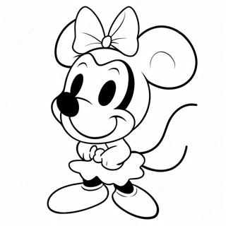 Minnie Mouse Pages À Colorier