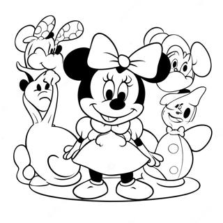 Minnie Mouse Pages À Colorier