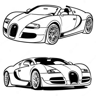 Page A Colorier De La Bugatti Veyron Sportive 36054-7878