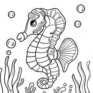 Hippocampe Pages À Colorier