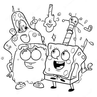 Spongebob Pages À Colorier