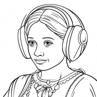 Page A Colorier De Dolores Ecoutant Des Secrets 3745-2410