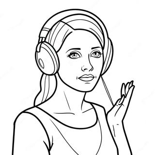 Page A Colorier De Dolores Ecoutant Des Secrets 3745-2412