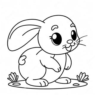 Page A Colorier De Mignon Lapin De Paques 379-83