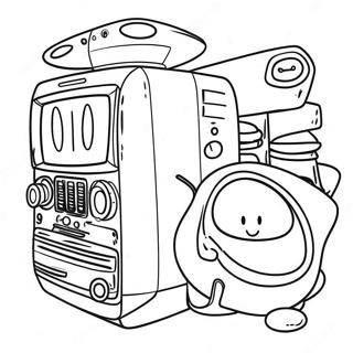 Esthetique Retro Y2k Page A Colorier 38457-8398