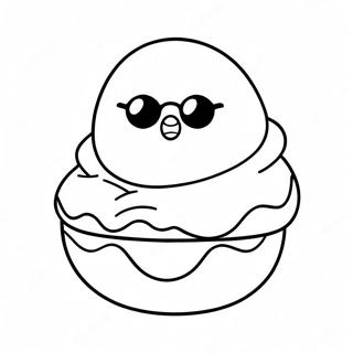 Gudetama Avec Des Lunettes De Soleil Page A Colorier 39373-8606