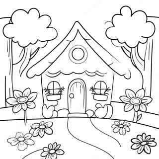 Page A Colorier Dun Jardin Cottagecore Fantaisiste 39640-8654