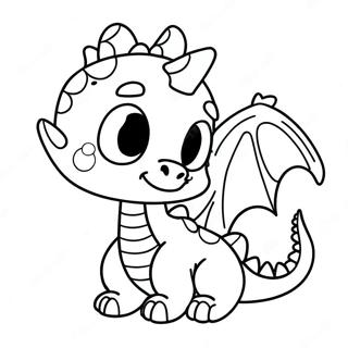 Mignon Bebe Dragon Page A Colorier 4011-910