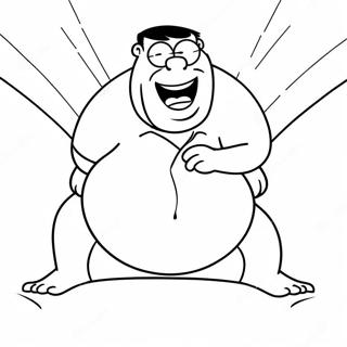 Family Guy Peter Griffin Riant Page A Colorier 40918-8934