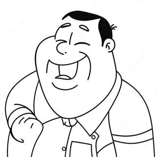 Family Guy Peter Griffin Riant Page A Colorier 40918-8935