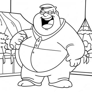 Family Guy Peter Griffin Riant Page A Colorier 40918-8936