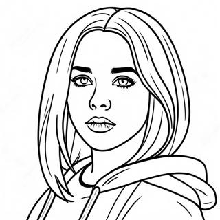 Billie Eilish Pages À Colorier