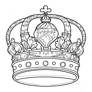 Couronne Royale Page A Colorier 41540-9074