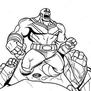 Page A Colorier De Thanos Contre Les Avengers 41633 9109