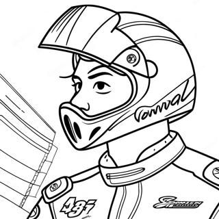 Page A Colorier Dun Pilote Nascar Rapide 41821-9138