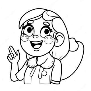 Page A Colorier Mabel Pines De Gravity Falls 42547-9296