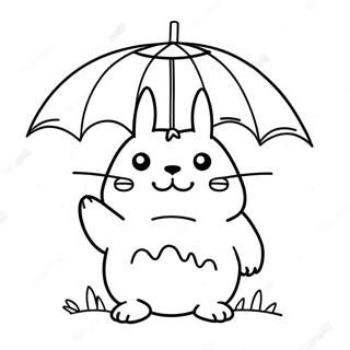 Totoro Mignon Avec Page A Colorier Dombrelle 43811-9576