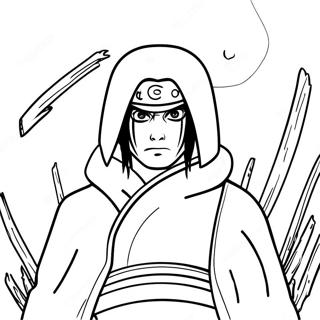 Page A Colorier Ditachi Uchiha En Bataille 44171-9655