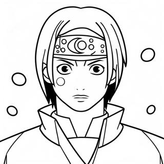 Page A Colorier Ditachi Uchiha Avec Sharingan 44172-9657