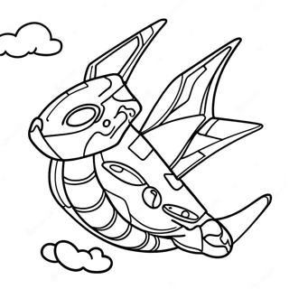 Rayquaza Pages À Colorier