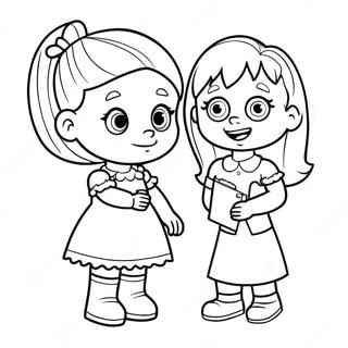 Page A Colorier Dangelica Pickles Avec Sa Poupee 45491 9959