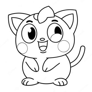 Jigglypuff Avec Un Microphone Page A Colorier 45663-9997