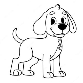 Clifford Le Grand Chien Rouge Page A Colorier 45848-10034