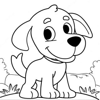 Clifford Le Grand Chien Rouge Page A Colorier 45848-10036