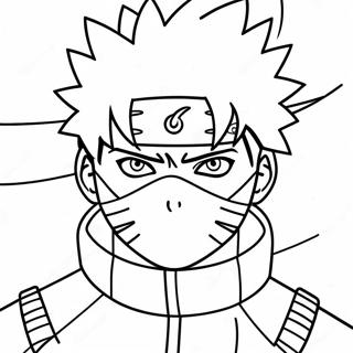 Kakashi Avec Sharingan Page A Colorier 46322-10135