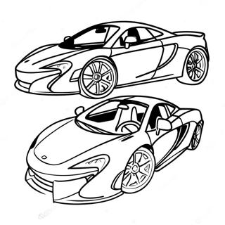 Page A Colorier De Voiture De Sport Mclaren 46615-10194