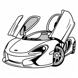 Page A Colorier De Voiture De Sport Mclaren 46615-10195