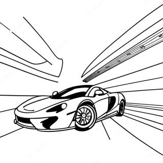 Page A Colorier De Voiture De Course Mclaren Sur Piste 46616-10197