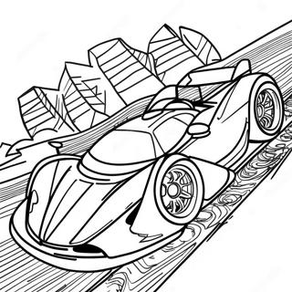 Page A Colorier De Voiture De Course Mclaren Sur Piste 46616-10198