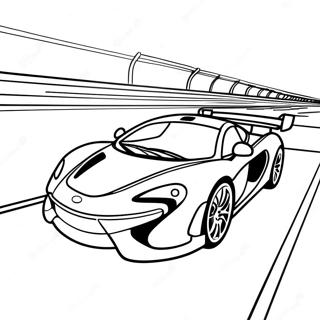 Page A Colorier De Voiture De Course Mclaren Sur Piste 46616-10199