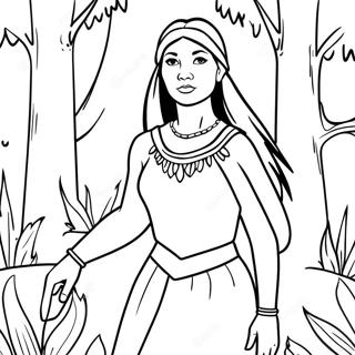 Pocahontas Pages À Colorier