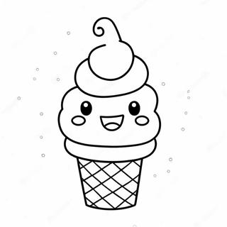 Page A Colorier De Personnage De Glace Heureux 4831 1451